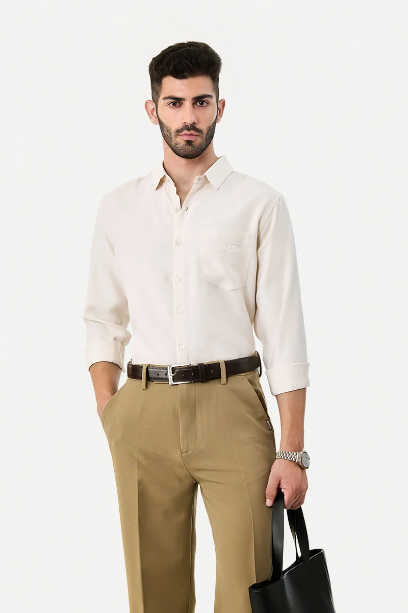 SNITCH Embroidered Regular Fit Shirt